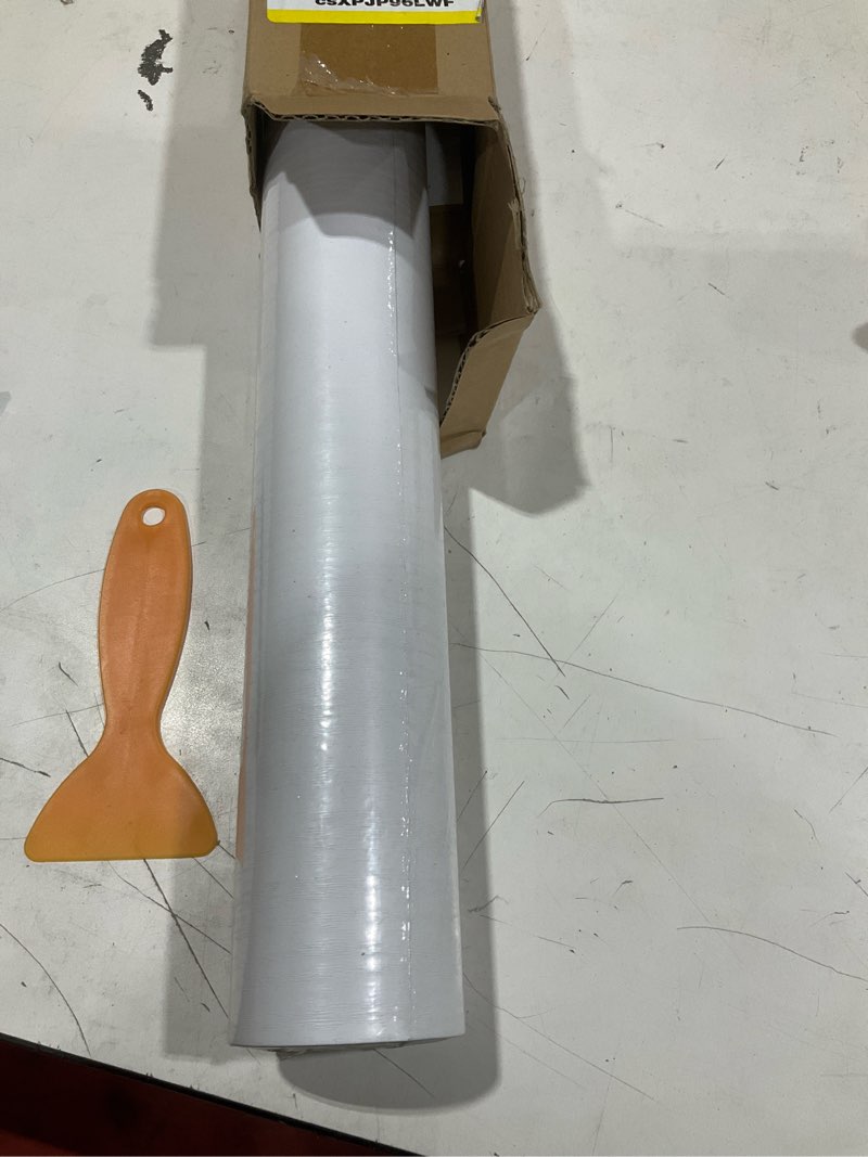 Condition photo showing Good Condition for 24" x 394" white wood wallpaper peel and stick paper white wood contact paper wood self-adhesive & removable thicken contact paper for cabinets countertop furniture, realistic wood