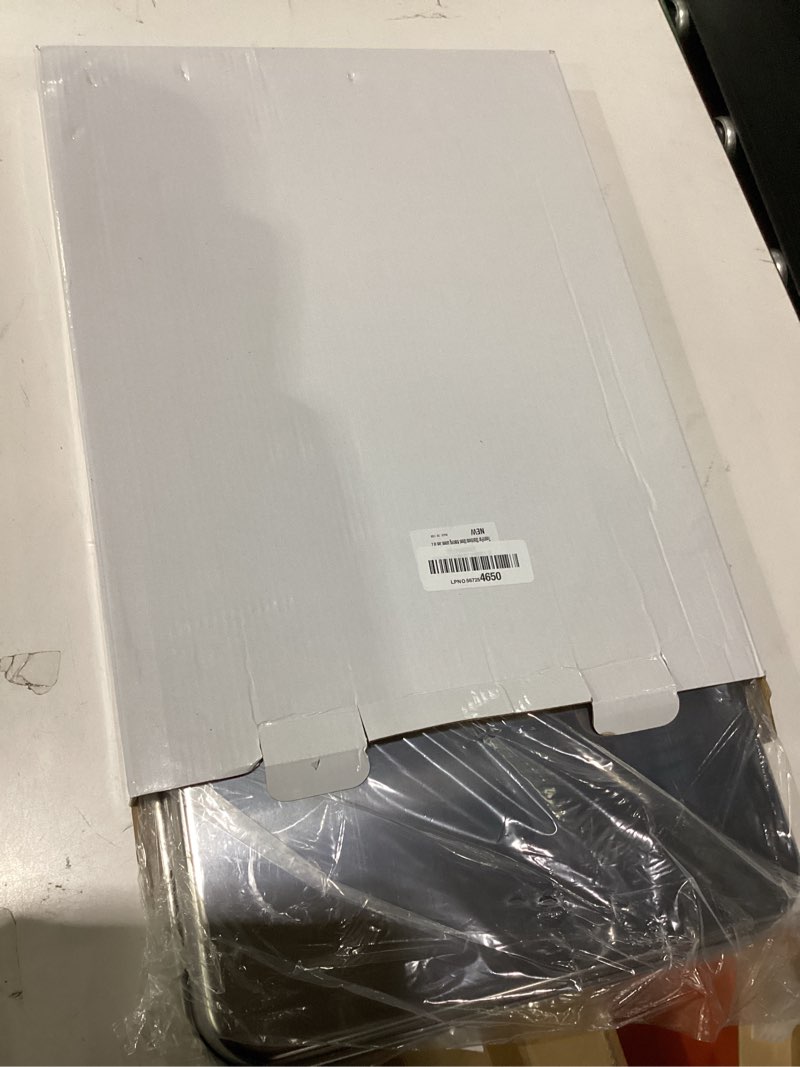 Condition photo showing Good Condition for teamfar baking sheet, 17.6’’ x 13’’ x 1’’ stainless steel large cookie sheet half baking pans, non-toxic & healthy, easy clean & dishwasher safe, heavy duty & sturdy- set of 2 17.6inch