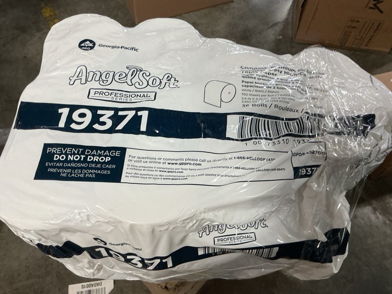 Condition photo showing Good Condition for angel soft professional series compact coreless toilet paper 36 rolls