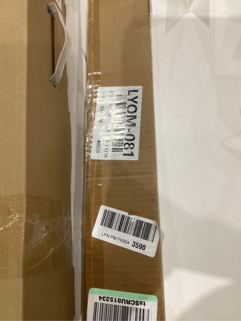 Condition photo showing As Is for KUAFU Mud Flap Reflector Aluminum 24"x3" for Semi Truck and Semi Trailer Straight Strips W/Reflective Tape Reflector Plates Mud Flap Hanger Pair 1 Pair