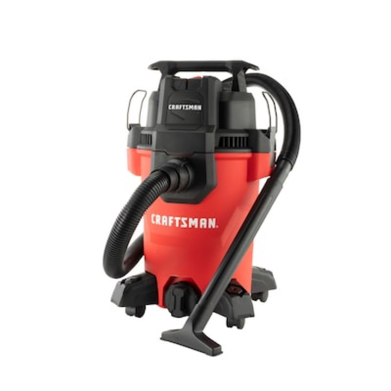 CRAFTSMAN 4-Gallon 3.5 HP Corded Wet/Dry Shop Vacuum with Accessories Included