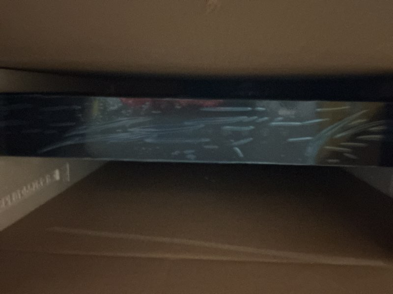 Condition photo showing As Is for 30 in. under cabinet range hood in stainless steel with boost function