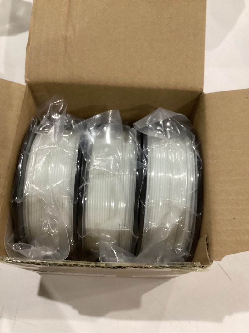 Condition photo showing Good Condition for 3D Printer Filament PLA Glow in The Dark 1.75mm 3-D Printing Materials 3 Colors Bundle Print Filiment 1.75 mm Green Blue Purple Fillament Accuracy ±0.05mm Spool Vacuum Packaging 250G X 3 Glow in the Dark Purple Blue Green Bundle