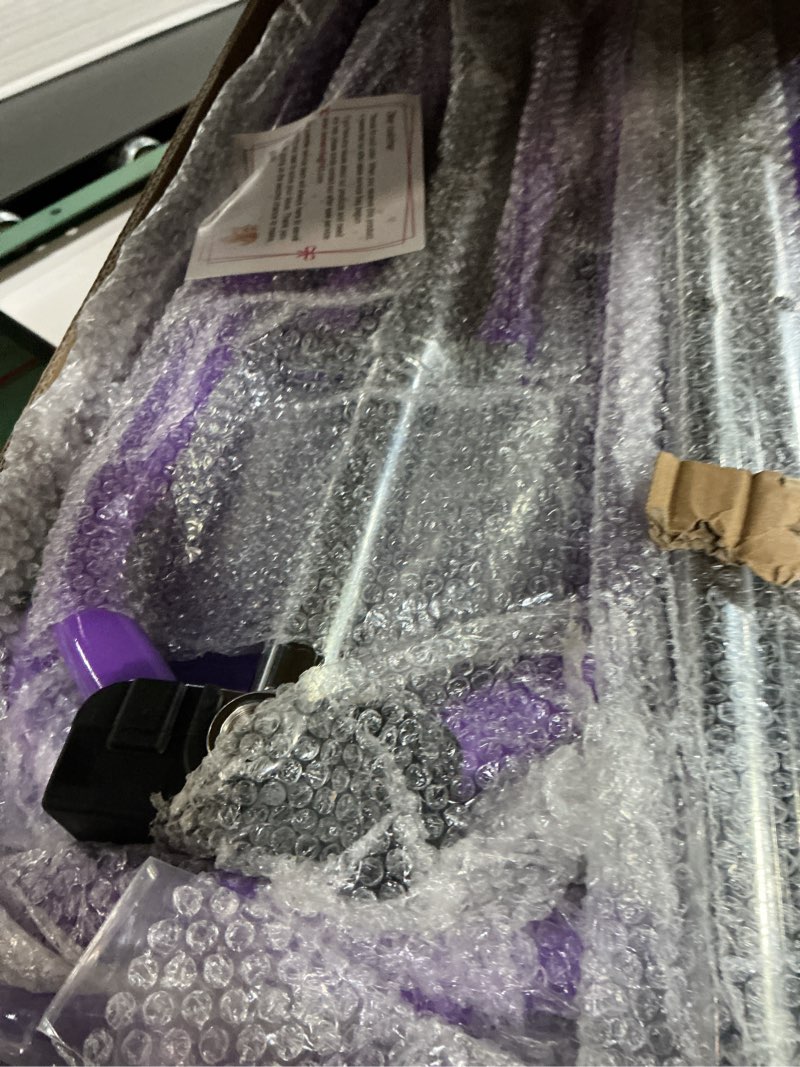 Condition photo showing Good Condition for Gymnastic Bars for Kids with Adjustable Height, Folding Gymnastic Training Kip Bar, Expandable Horizontal Bar for Home Purple with Mat