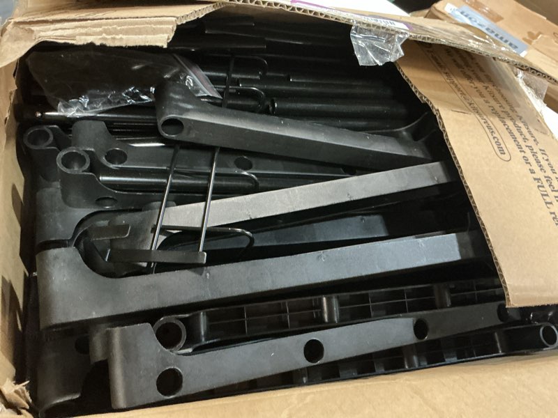 Condition photo showing As Is for Kitsure Shoe Rack for Closet - 10-Tier Shoe Organizer with Hook Rack, Large-Capacity & Space-Saving Shoe Shelf for Entryway, Bedroom, Living Room,32.2" x 11.8" x 68.5", Black Black 32.2" x 11.8" x 68.5"