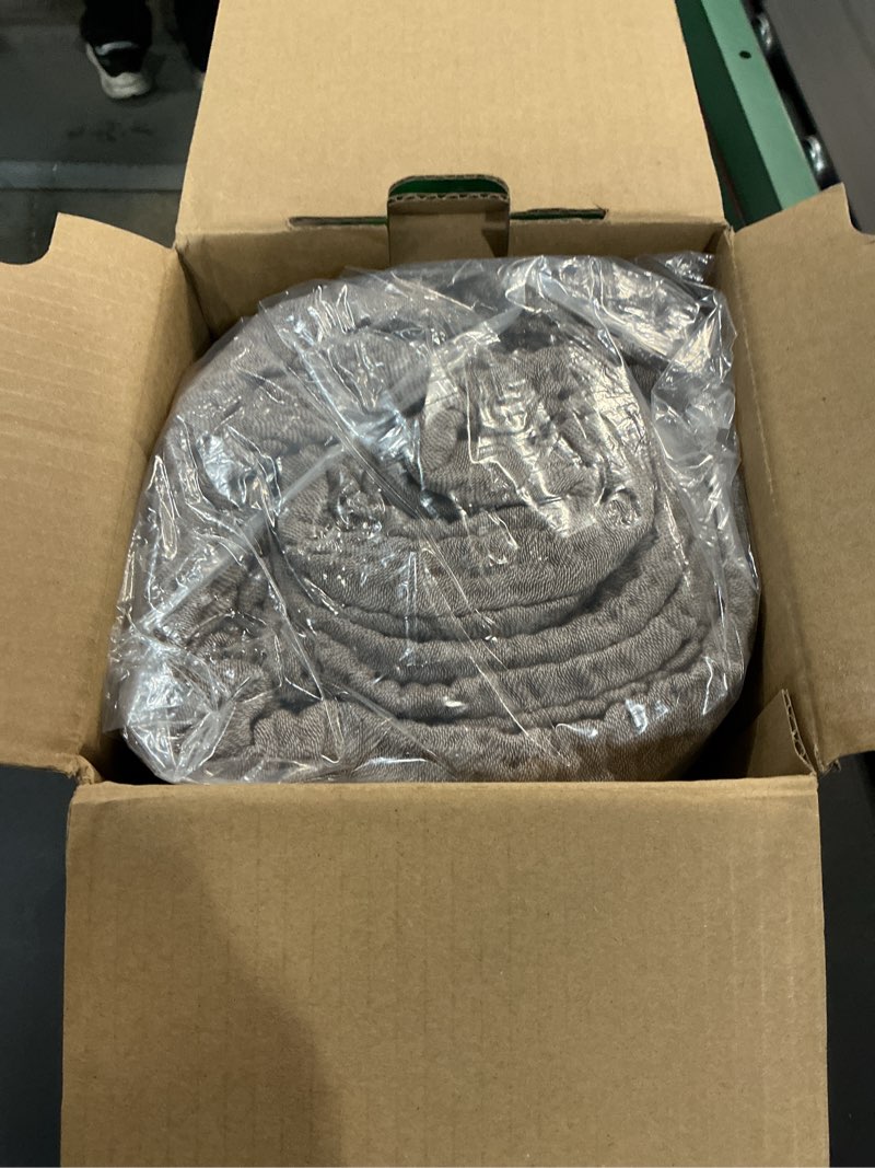 Condition photo showing New/Like New for emme cotton muslin king blanket breathable gauze soft lightweight blankets adults gifts for women (heather brown, 108"x90") king (108" x 90") 05 - brown
