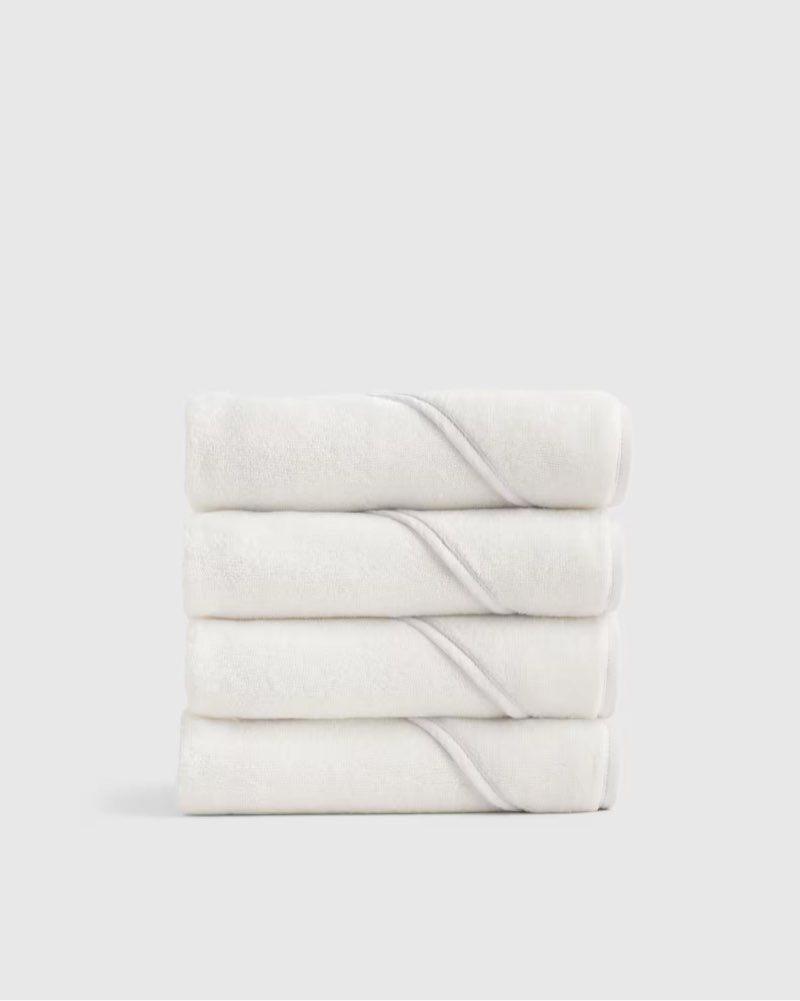 organic turkish cotton baby hooded towel set 4-pack
