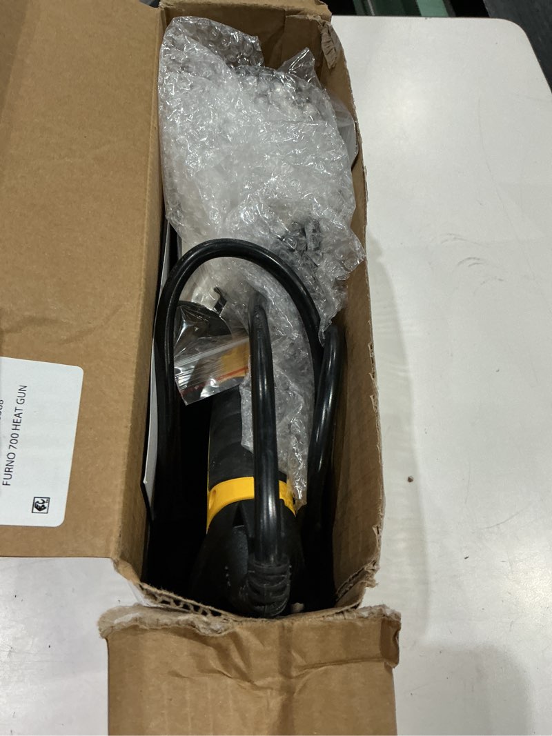 Condition photo showing As Is for wagner furno 700 12.5 amps 1500 w 120 v digital heat gun