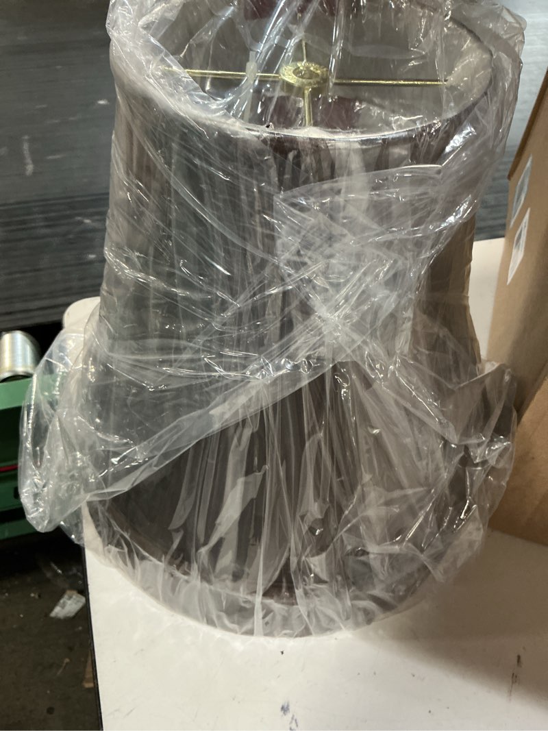 Condition photo showing Good Condition for royal designs, inc. bso-704-12br-2 true bell basic lamp shade, 6.5 x 12 x 10.5, brown, 2-pack 6.5 x 12 x 10.5 (spider fitter) brown - 2 pack