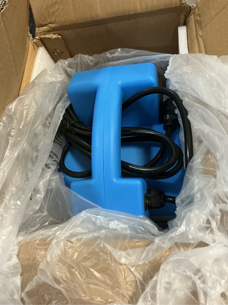 Condition photo showing Good Condition for 1/8 hp 600 cfm air mini mover carpet dryer floor fan with high-power airflow for fast drying wwd00