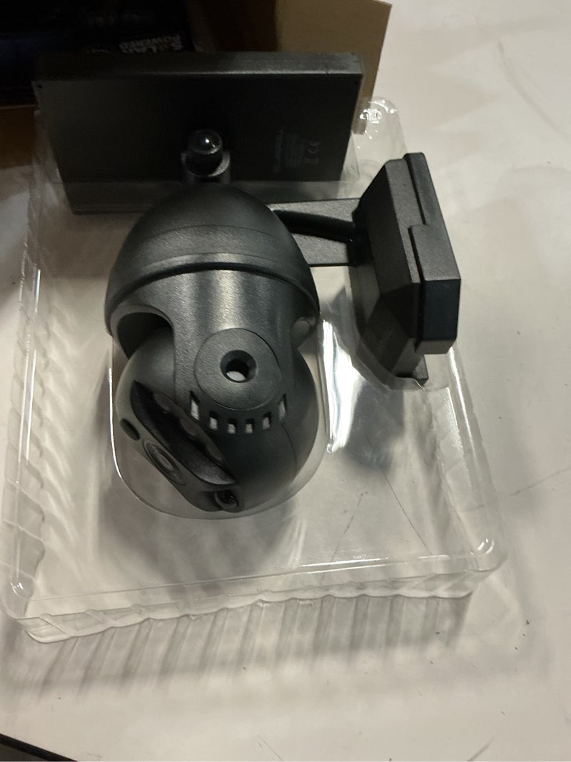Condition photo showing As Is for bionic spotlight extreme solar powered integrated led outdoor motion sensor security flood light