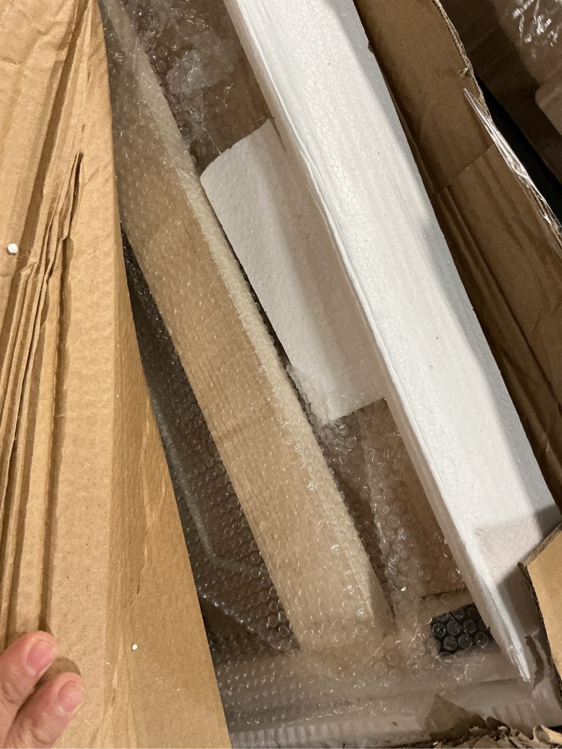 Condition photo showing Good Condition for luciphia wooden dog stairs for small dogs 2-in-1 foldable dog steps for beds cars couch anti-slip pet ramp with 4 steps indoor pet stairs for medium large older pets cats up to 220lbs 25.6"h x 31.5"l x 17.3"w-4 steps for standard & high beds