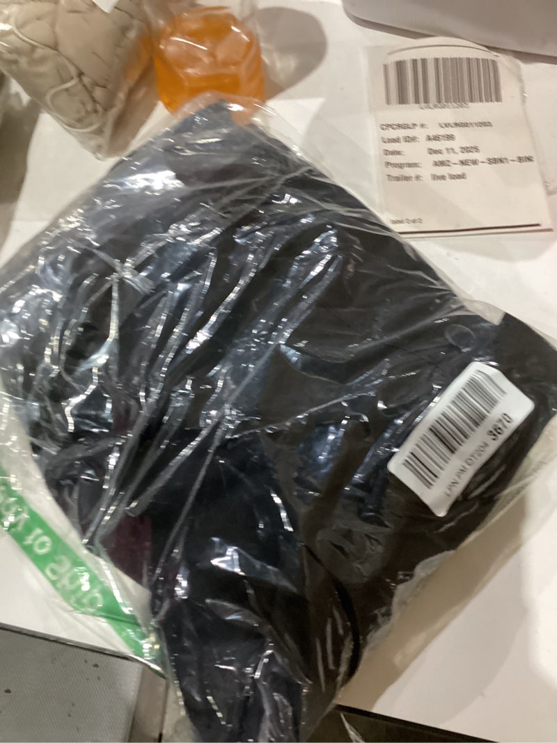 Condition photo showing New/Like New for Bamans Dress Pants Wide Leg Work Business Office Casual Slacks Trousers for Curvy Women High Waisted Zipper with Pockets 29" Inseam Small Dark Blue