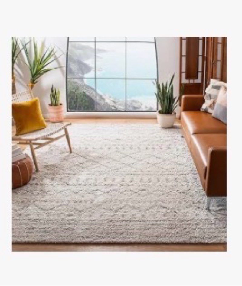 zesthome 10x14 Area Rugs,Stain Resistant Washable Rug,Ultra-Thin Rugs for Living Room,Bedroom,Non-Sl