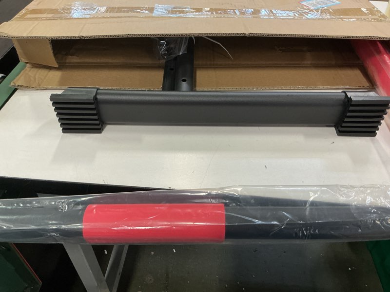 Condition photo showing Good Condition for Adjustable Walking Pad Handle only, 19.7 inch Wide, 38 inch Max Height, Red