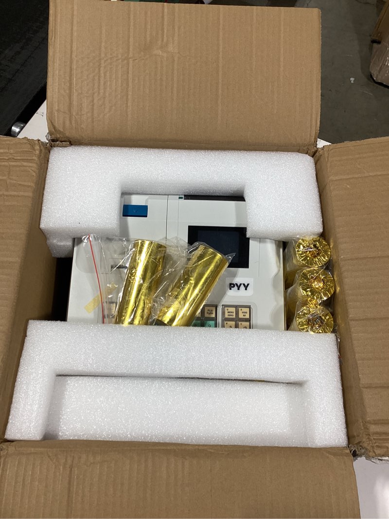 Condition photo showing Good Condition for PYY Cash Register for Small Businesses - Commercial Electronic Caja Registradora para Negocio with White Locked Cash Drawer Box, 8 Digital Dual Display, 48 Keys, System for Restaurant Supermarket Medium White