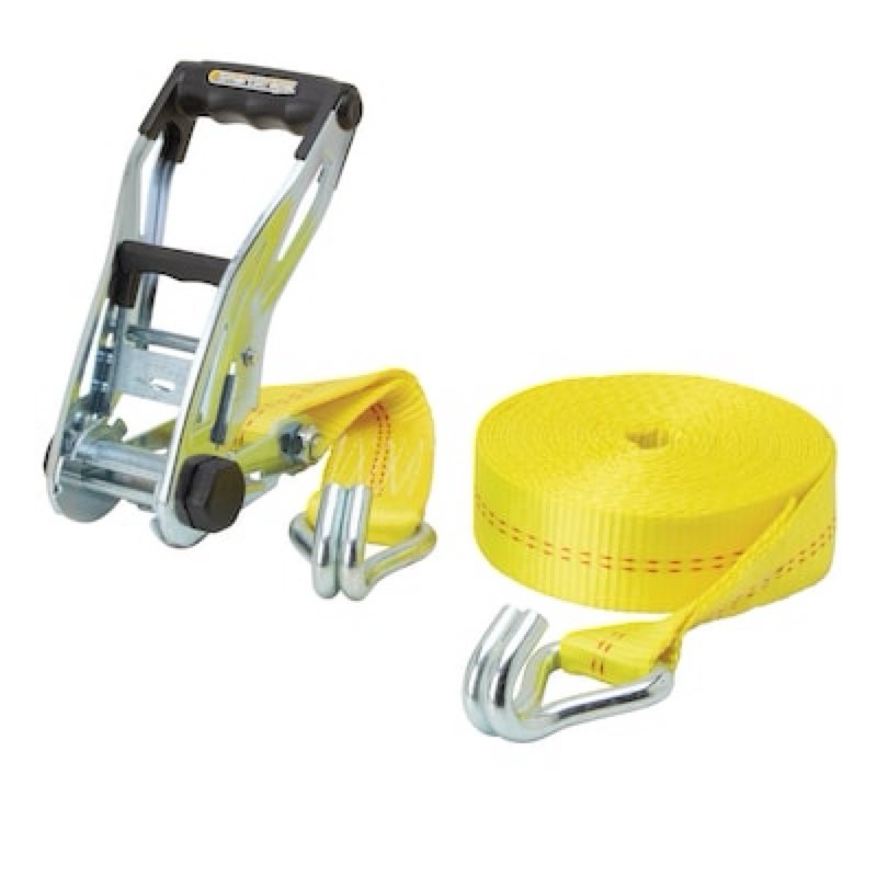 smartstraps 2-in x 40-ft ratcheting strap tie down with j-hook 10000-lb break strength