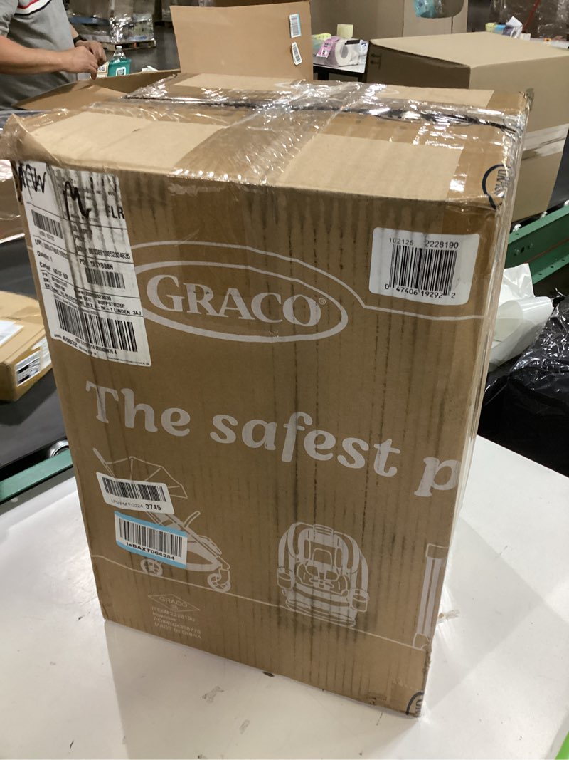 Condition photo showing New/Like New for graco ready2dine 4-in-1 highchair, portable high chair with 4 growing stages, foldable baby high chair, toddler feeding seat, youth stool, and big kid seat, linden