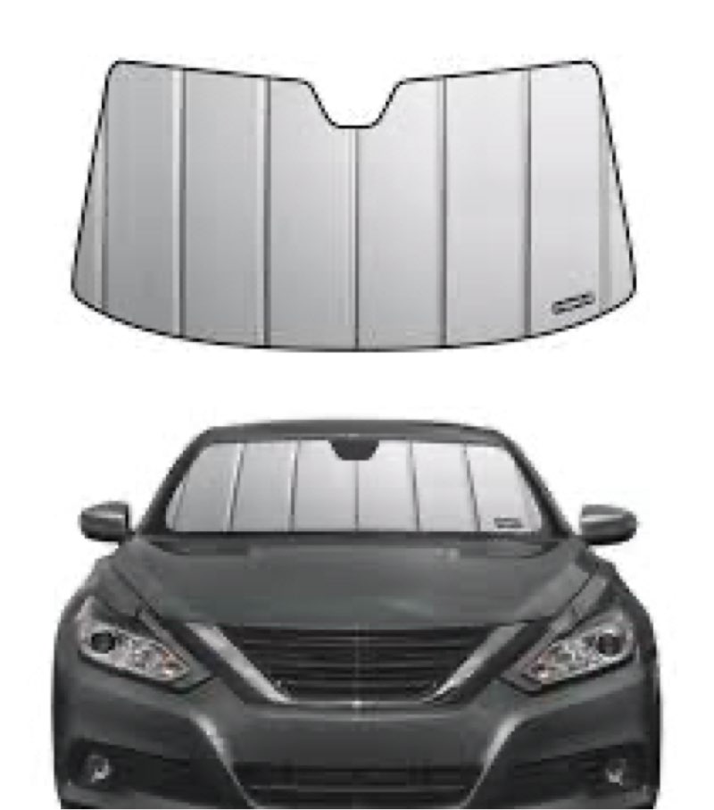 Pigenius Windshield Sun Shade for Nissan Altima Sedan 2013-2018,Front Window Sunshade Shield,2-in-1 