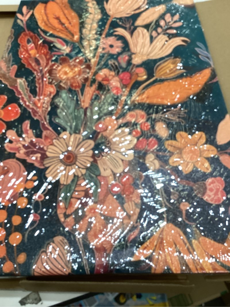 Condition photo showing Good Condition for RDXLTOFO Vintage Botanical Wall Art: Large Framed Floral Prints wall art decorfor Living Room Home Decor Bedroom Office & Kitchen Wall(16inx24in canvas)