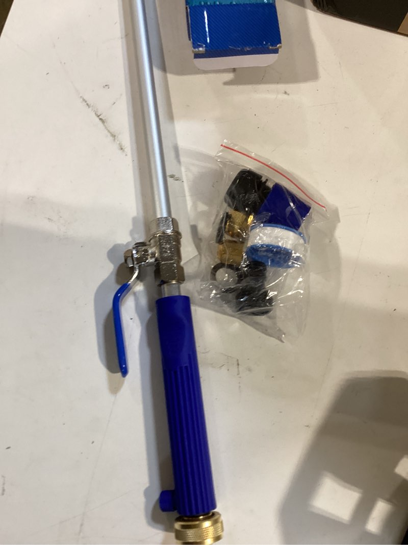 Condition photo showing Good Condition for upgraded jet nozzle for garden hose power washer wand hydro jet high pressure washer tools with 2 different nozzles and hose quick connectors