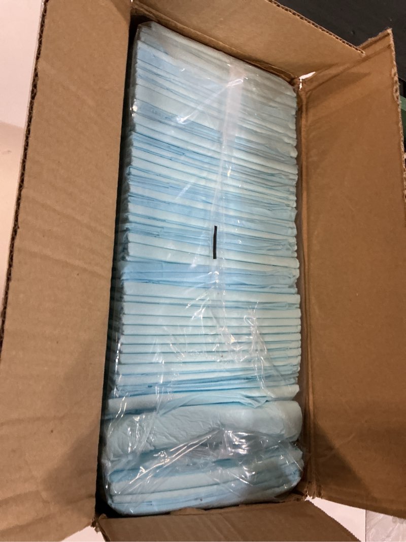Condition photo showing Good Condition for unifree disposable underpads, bed pads, incontinence pad, super absorbent, 50 count, blue (xl 30x36 inch) x-large 50.0