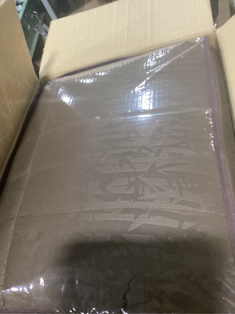 Condition photo showing Good Condition for paxrac earthy brown comforter queen size, neutral 3 pieces comforter set, lightweight solid bedding set, all seasons soft fluffy queen comforter set (90x90in comforter & 2 pillowcases)
