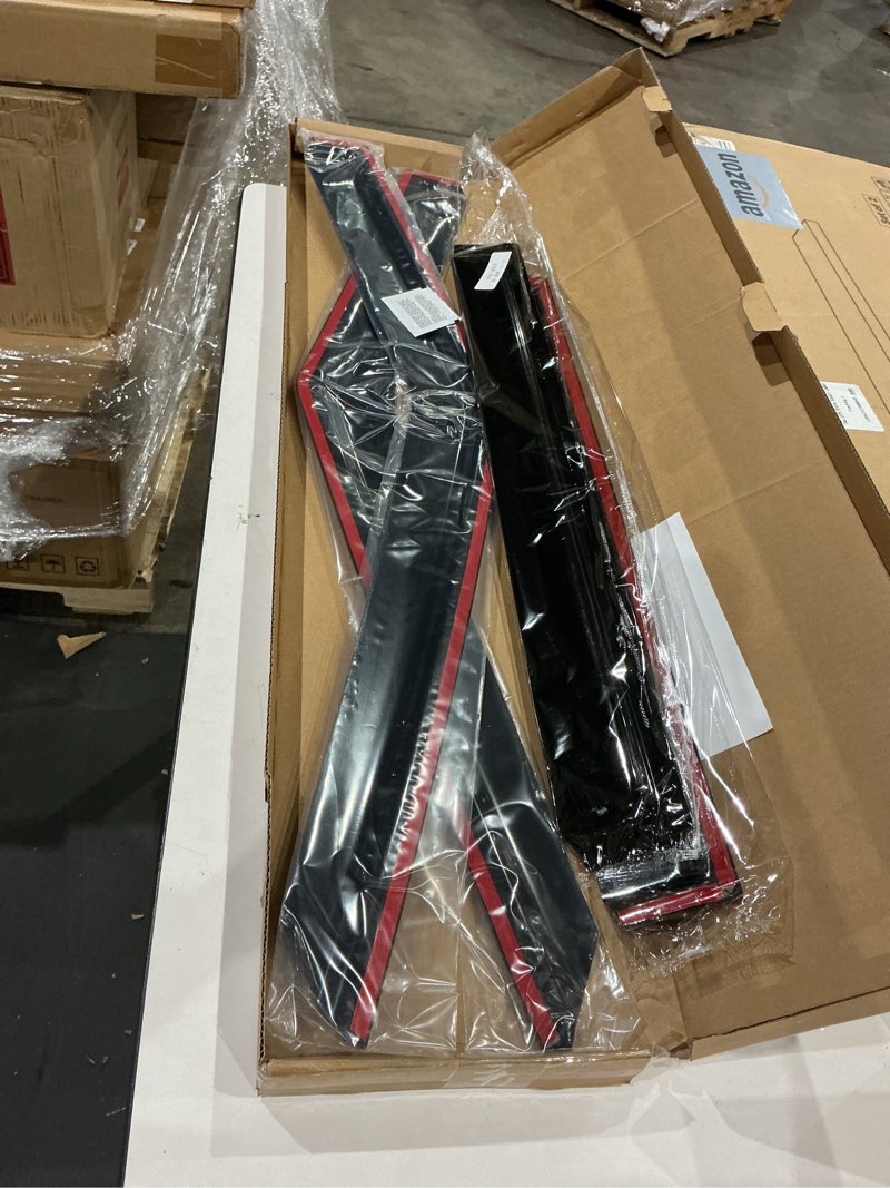 Condition photo showing New/Like New for window visors rain guards for 2020-2026 ford explorer, out-channel window vent wind deflectors visors shades for 20-26 explorer