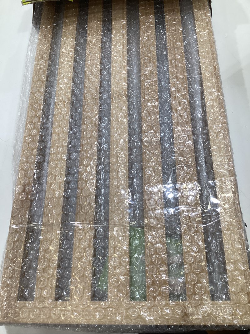 Condition photo showing As Is for oceanstar 2 tier natural bamboo shoe rack