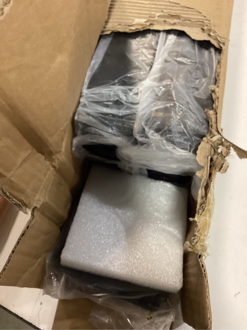 Condition photo showing Good Condition for QLLY 28 inch Adjustable Metal Furniture Legs, Square Office Table Furniture Leg, Set of 4 (Black) 28 inch Black