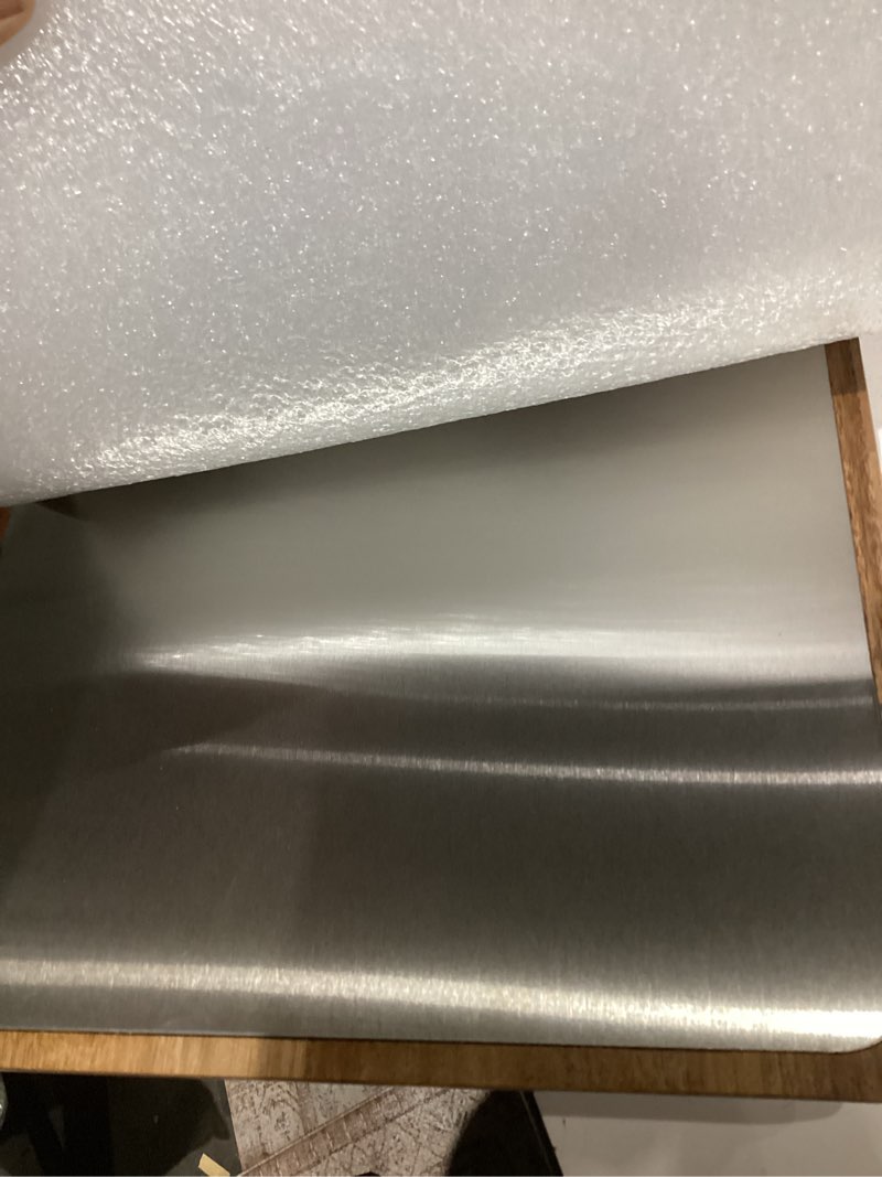 Condition photo showing Good Condition for Double-Sided Titanium Cutting Board with Display Stand | Bamboo & Acacia Wood Options | Reversible Titanium Surface | Food Grade & Durable | 16"x12"x0.6" (Acacia)