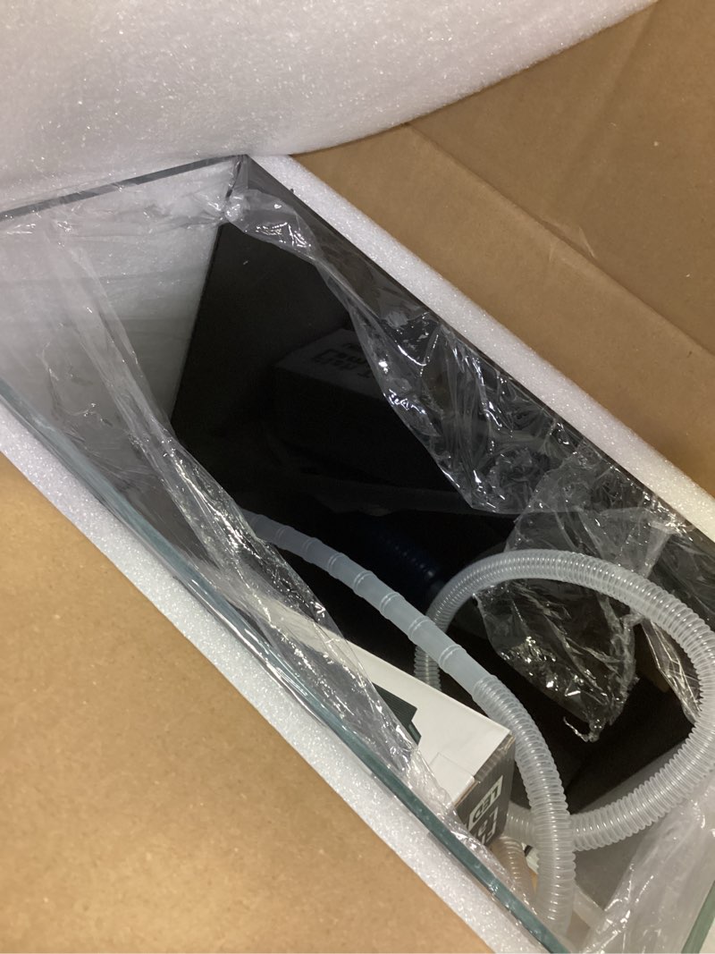 Condition photo showing Good Condition for 5 Gallon Fish Tank Aquarium Kit with HOB Filter, LED Light with Timer, Lid, Siphon Vacuum Cleaner, Self Cleaning Glass Rimless Betta Tank