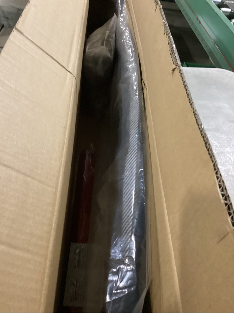 Condition photo showing Good Condition for JMTBNO 46Inch Universal Rear Spoiler, Carbon Fiber ABS Sport Style Racing Spoiler Truck Wing Lightweight,Rear Trunk Spoiler Wing Lid Tail Deck Spoiler Fit for Sedan Coupe Hatchback