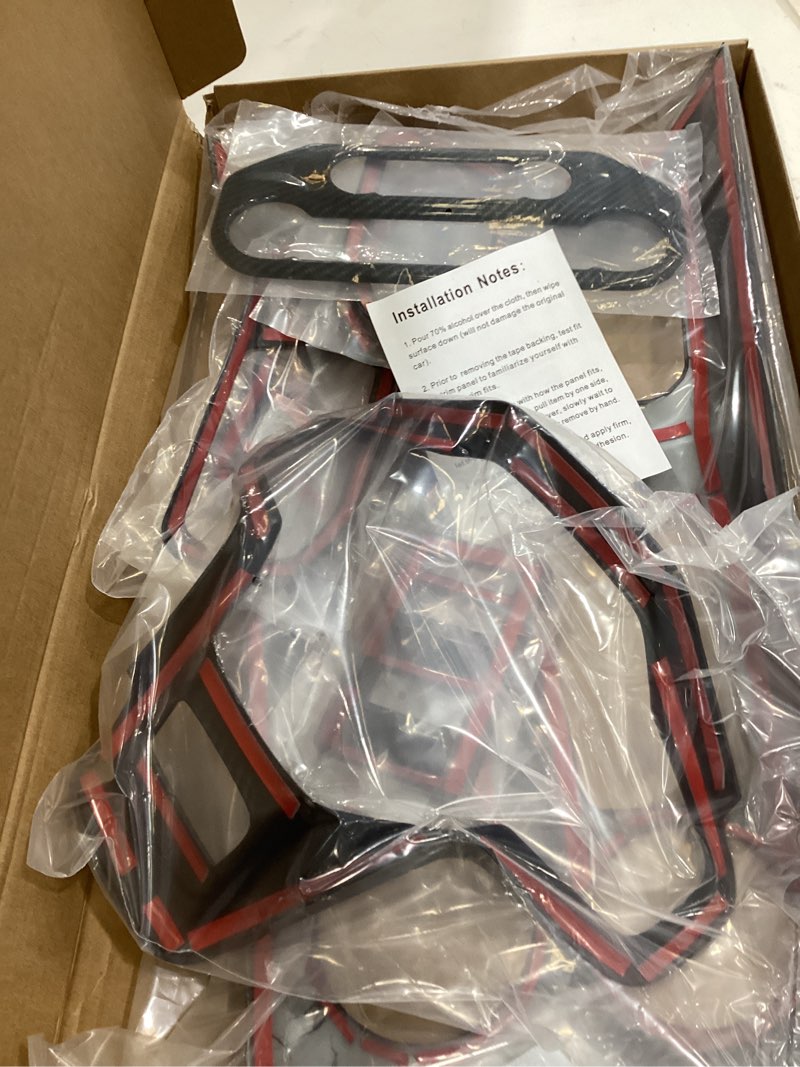 carbon fiber style interior trim kit