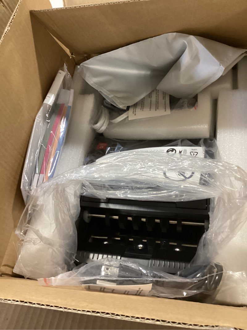 Condition photo showing As Is for ponnor n70 mixed denomination money counter machine, value counting, cash counter with three displays, uv/mg/ir/mt counterfeit detection for money counting, printer enabled bill counter for business