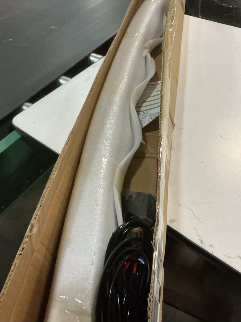 Condition photo showing Good Condition for AUXTINGS 50 inch 648W Curved LED Light Bar, 7D Lens Spot Flood Beam Triple Row LED Work Driving Lights with DT Wiring Kit for Off Road ATV AWD SUV 4WD 4x4 Pickup,12V 24V Waterproof 50 inch 3 row+ DT wiring harness