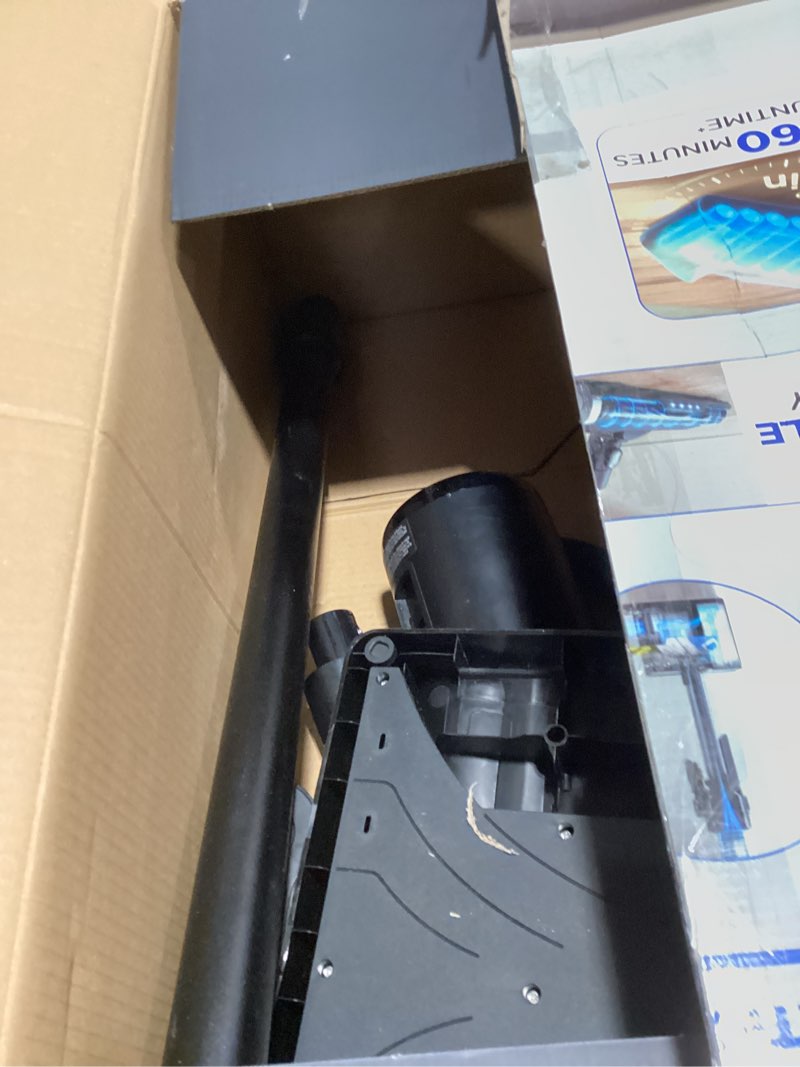 Condition photo showing Good Condition for Eureka Stylus Elite NEC490BL Cordless Stick Vacuum, 350W Powerful Suction, Self-Emptying Station, 60-Min Runtime, Anti-Tangle Brushroll, 5-Layer HEPA Filtration, Ideal for Pet Hair&All Floor Types Blue W/Clean Station NEC490BL