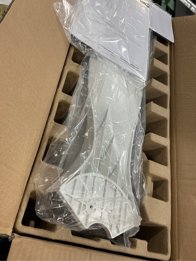 Condition photo showing Good Condition for 52 inch 6 speed high cfm quiet dc motor modern ceiling fan with lights remote control, 3 blade white gold indoor bedroom living room ceiling fan