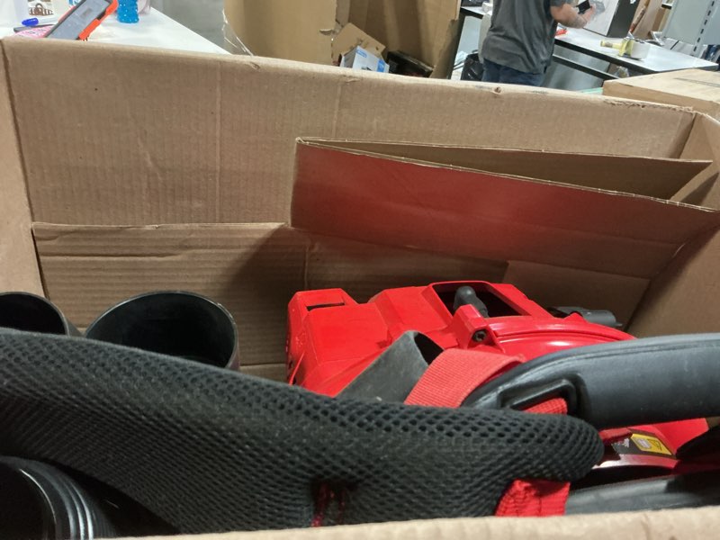 Condition photo showing As Is for craftsman cmxgaamr51bp 220 mph 600 cfm gas backpack leaf blower