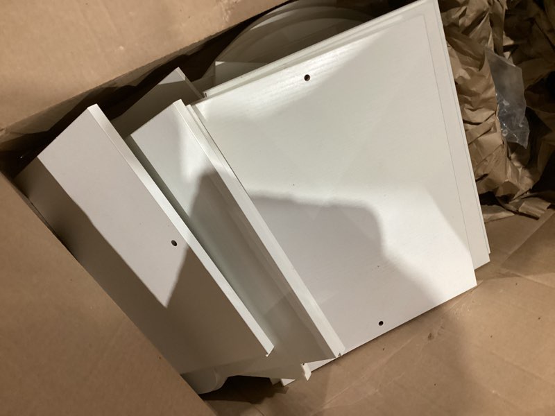 Miscellaneous white wood pieces READ DESCRIPTION 