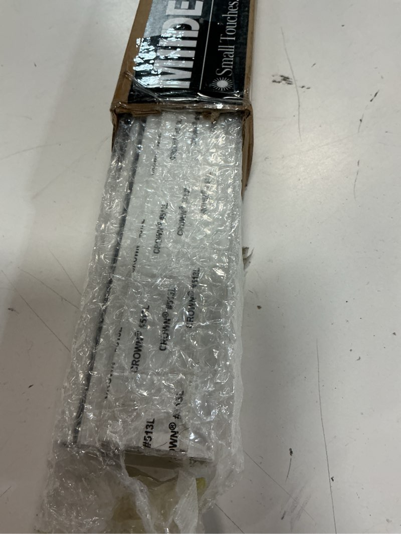 Condition photo showing New/Like New for u channel blackout pvc light blocking strips 58" for roller blinds light gap blockers window shades side rail tracks bedroom sleep, side tracks for cordless blackout shades (white, 2pcs) all-white-u-2pcs