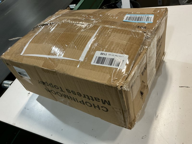 Condition photo showing New/Like New for mattress topper full for back pain, extra thick mattress pad cover, plush pillow top, deep elastic pocket, white, 54"x75"+20" full white