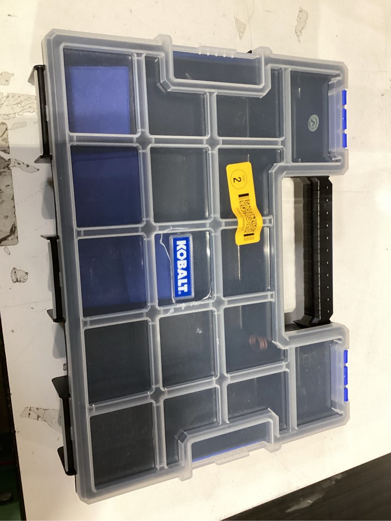 Condition photo showing Good Condition for kobalt 10-compartment large plastic small parts organizer