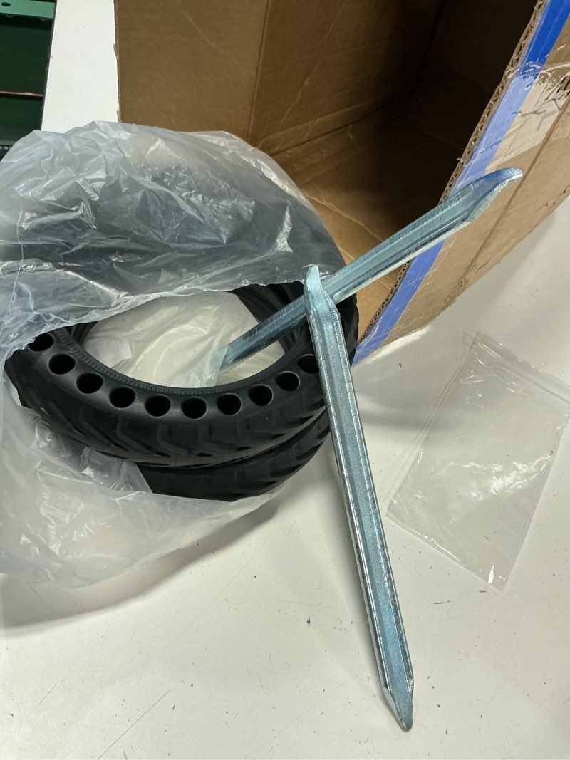 Condition photo showing Good Condition for toubeuu solid tires 8.5x2 inches for electric scooter, 50/75-6.1replacement wheels, rubber tyre 8-1/2'' for gotrax gxl v2/xr/apex & xiaomi m365/m365 pro/pro 2/1s and all 8.5'' scooter- black(2pcs)