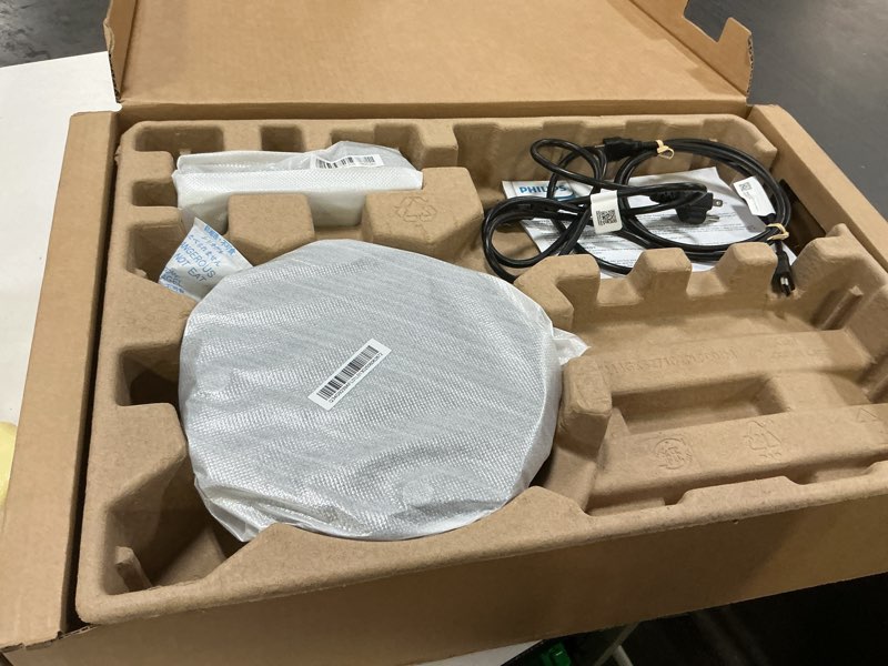 Condition photo showing Working Condition Verified for Philips New 24 inch Frameless Full HD (1920 x 1080) 100Hz Monitor, VESA, HDMI x1, VGA Port x1, Eye Care, 4 Year Advance Replacement Warranty, 241V8LB, Black