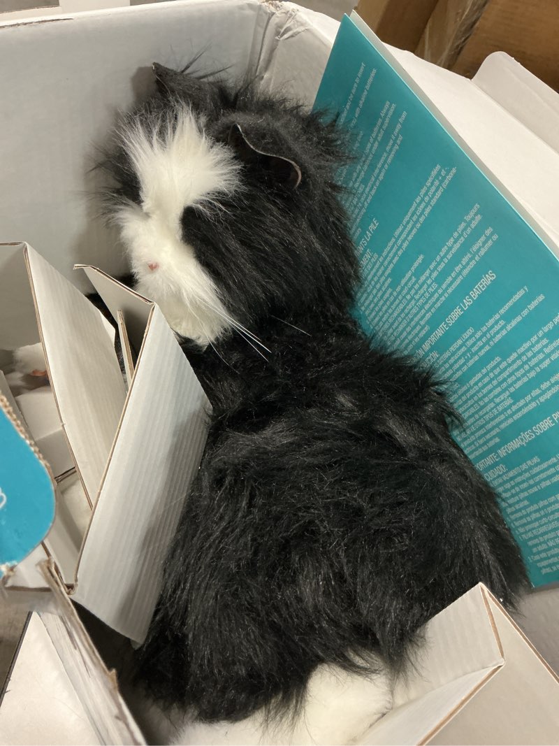 Condition photo showing As Is for JOY FOR ALL Companion Pet for Seniors - Lifelike Animatronic Cat - Realistic Soft-Touch Fur & Purring - Therapy Stuffed Animal - Toy for Alzheimer's & Dementia - Tuxedo Black & White Tuxedo Cat