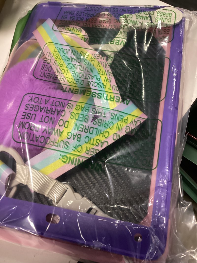 Condition photo showing Good Condition for wesadn for ipad 9.7 case ipad 6th 5th generation cases with screen protector/butterfly kickstand/lanyard/keychain rugged case with pencil holder for girls kids ipad air 2 case 9.7'' pink purple