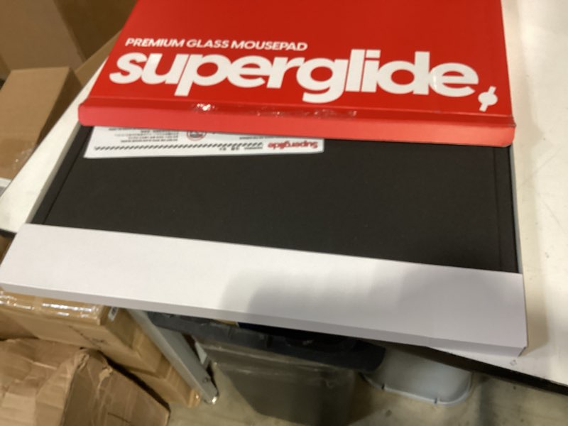 Condition photo showing Good Condition for pulsar gaming gears superglide pad v3 type-s – alumino-silicate glass gaming mouse pad, soft r-edge, anti-slip silicone base 490mmx420mm (xl, white) white x-large