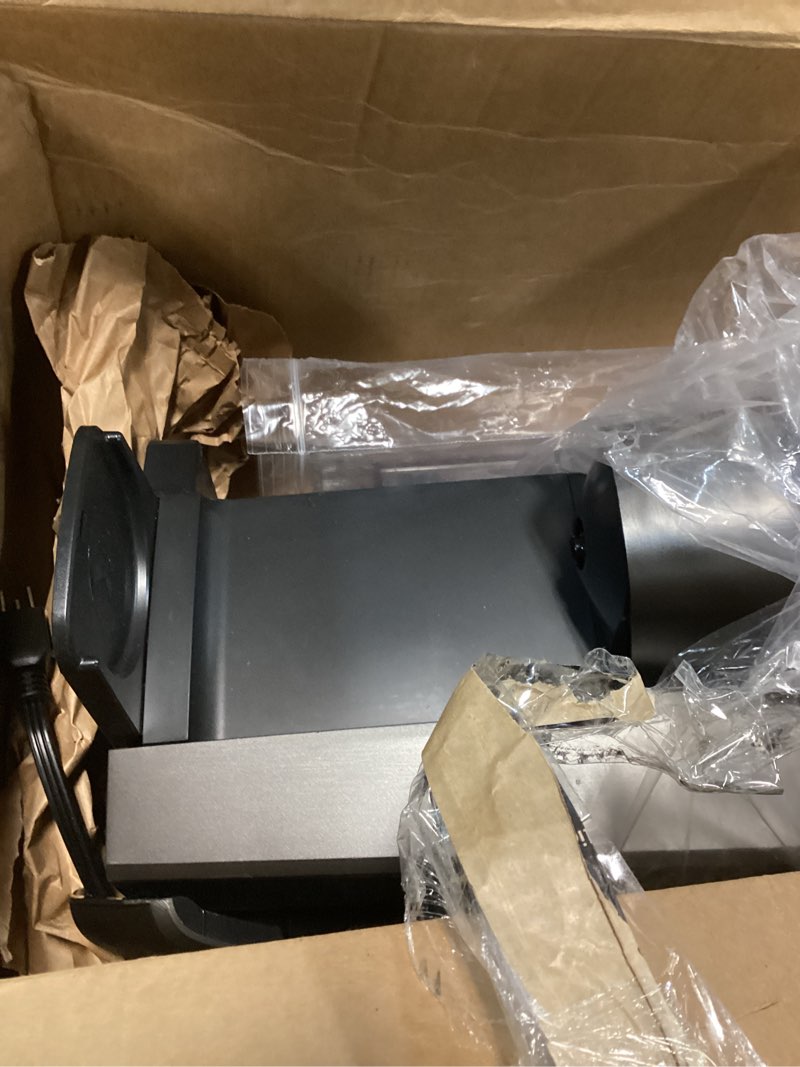 Condition photo showing As Is for keurig k-elite single serve k-cup pod coffee maker, with strength and temperature control, iced coffee capability, 8 to 12oz brew size, programmable, brushed slate
