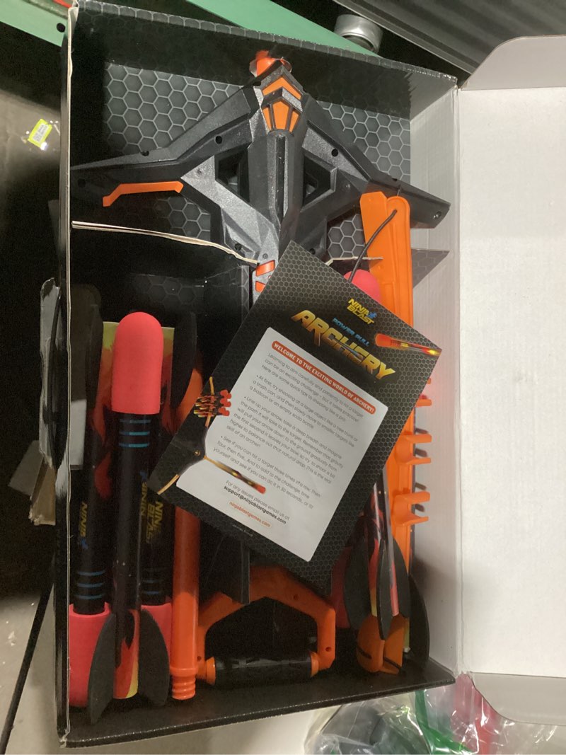 Condition photo showing Good Condition for Kids Bow and Arrow Archery Set - Coolest Toys for Boys Age 6, 7, 8, 9, 10, 11 & 12 Year Old Boy Gifts - Cool Boy Toys Birthday Gift - Best Outdoor Kid Sports Play Toy